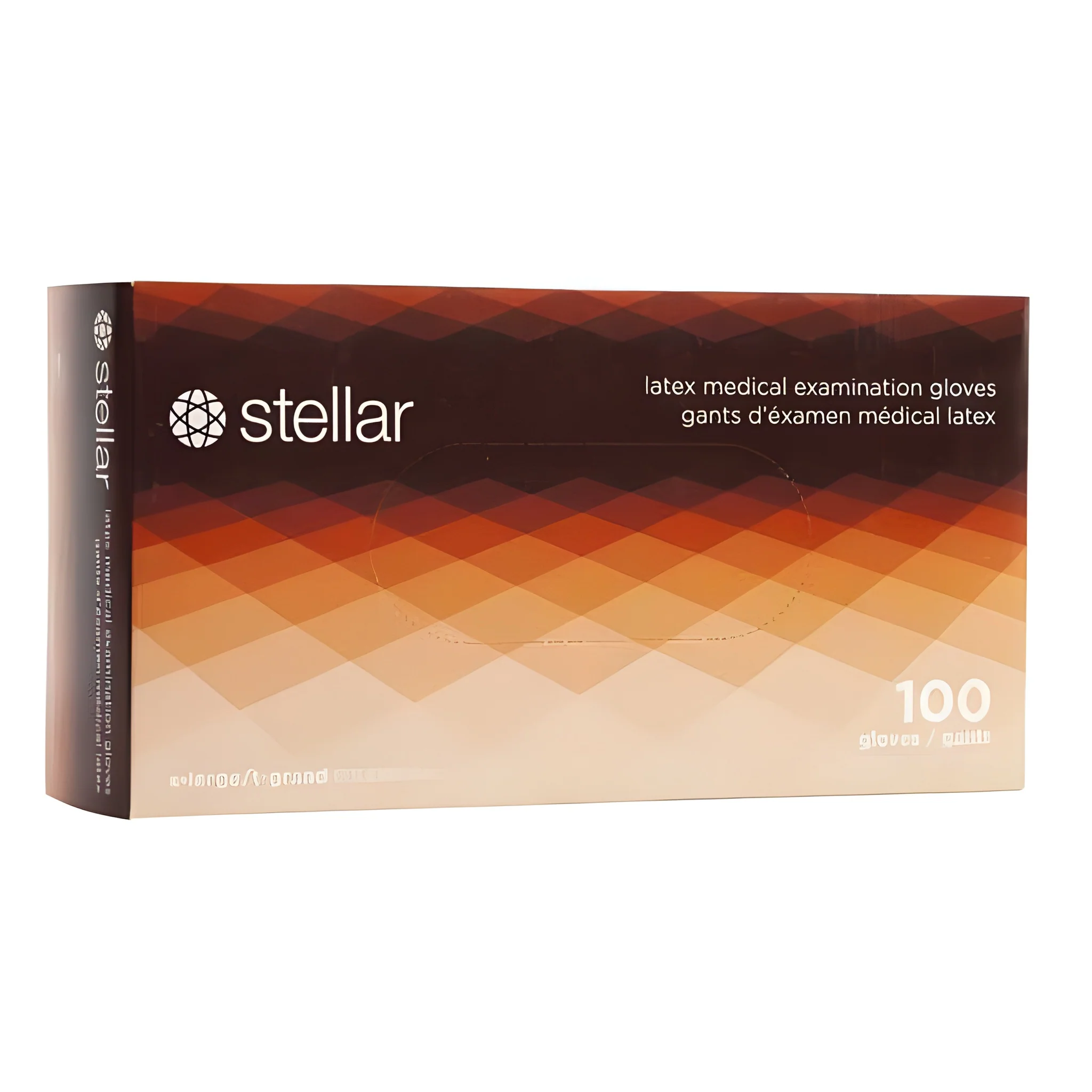 Stellar Latex Exam Gloves- Powder Free, X Large - 1000/Case - Image 2