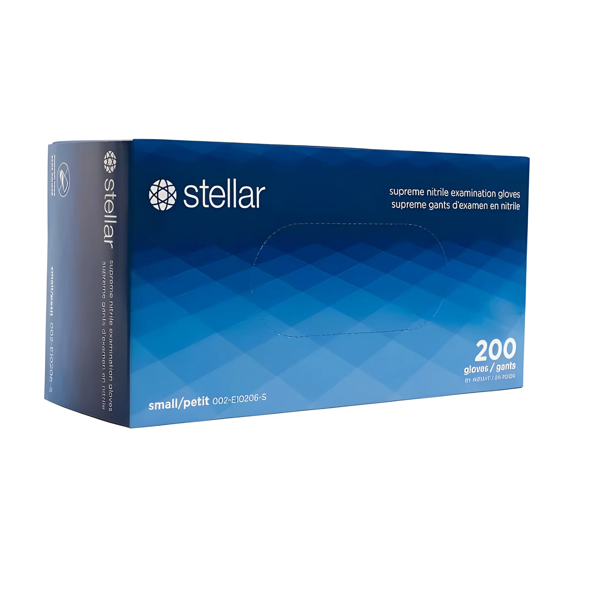 Stellar Supreme Nitrile Gloves, Blue, Large- 2000/Case