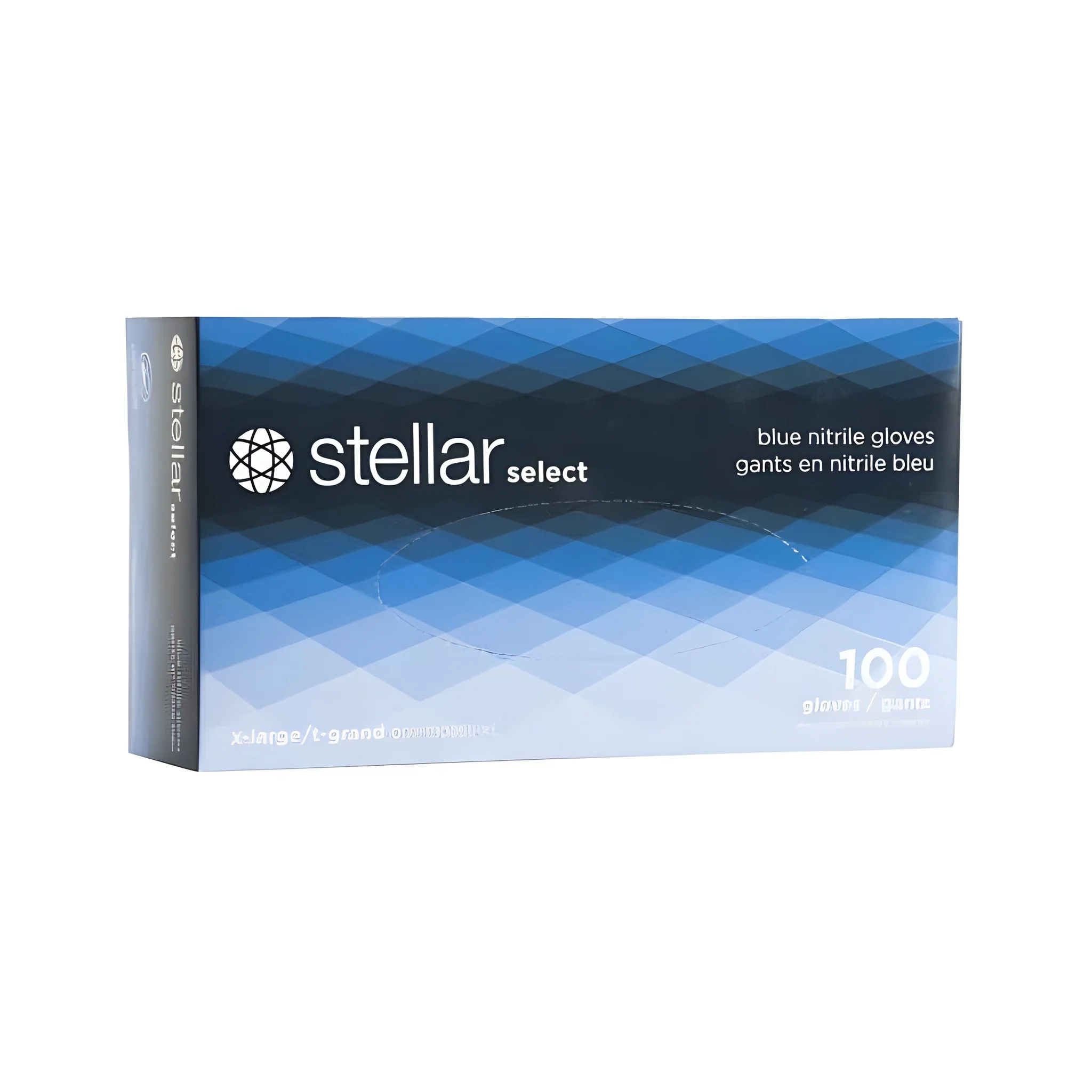 Stellar Select Nitrile Gloves, Blue, Small- 1000/Case