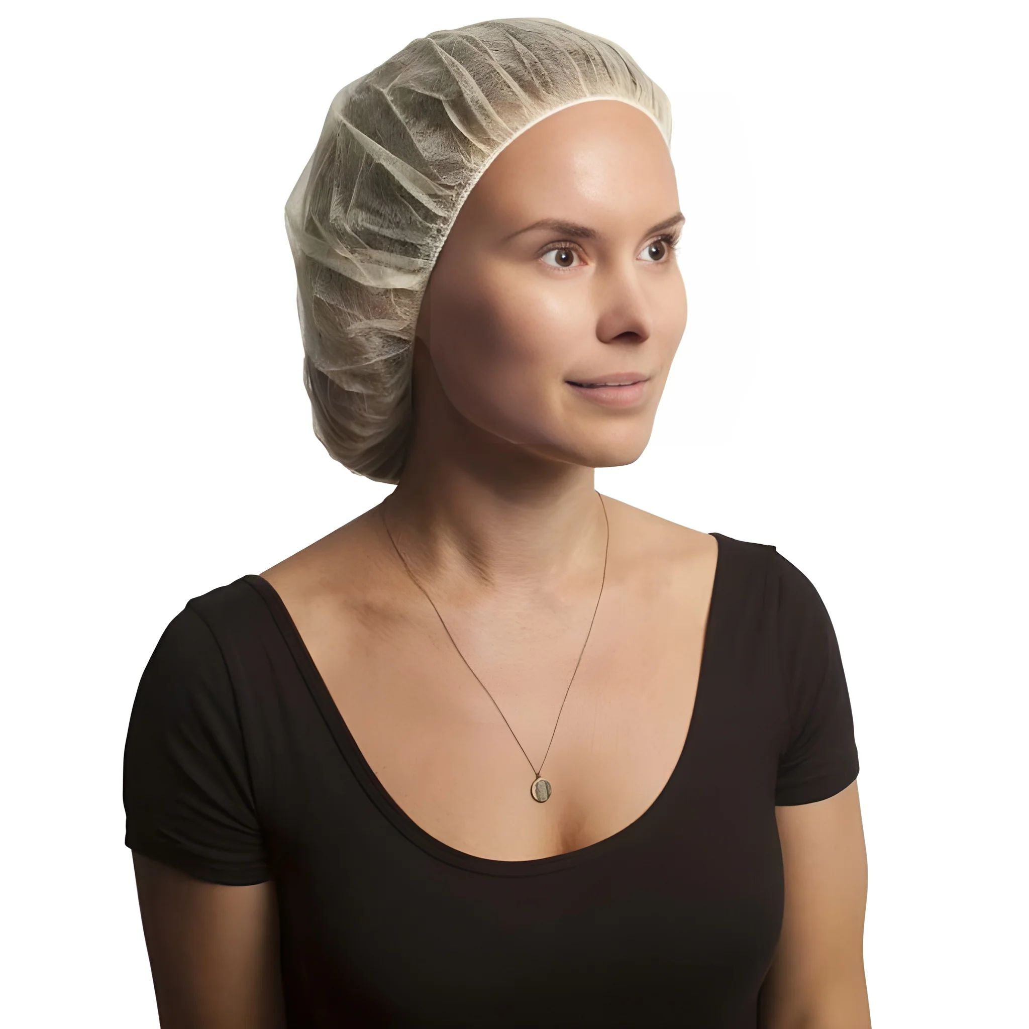 Stellar Bouffant Caps, Yellow, 24" -100 Caps / Bag