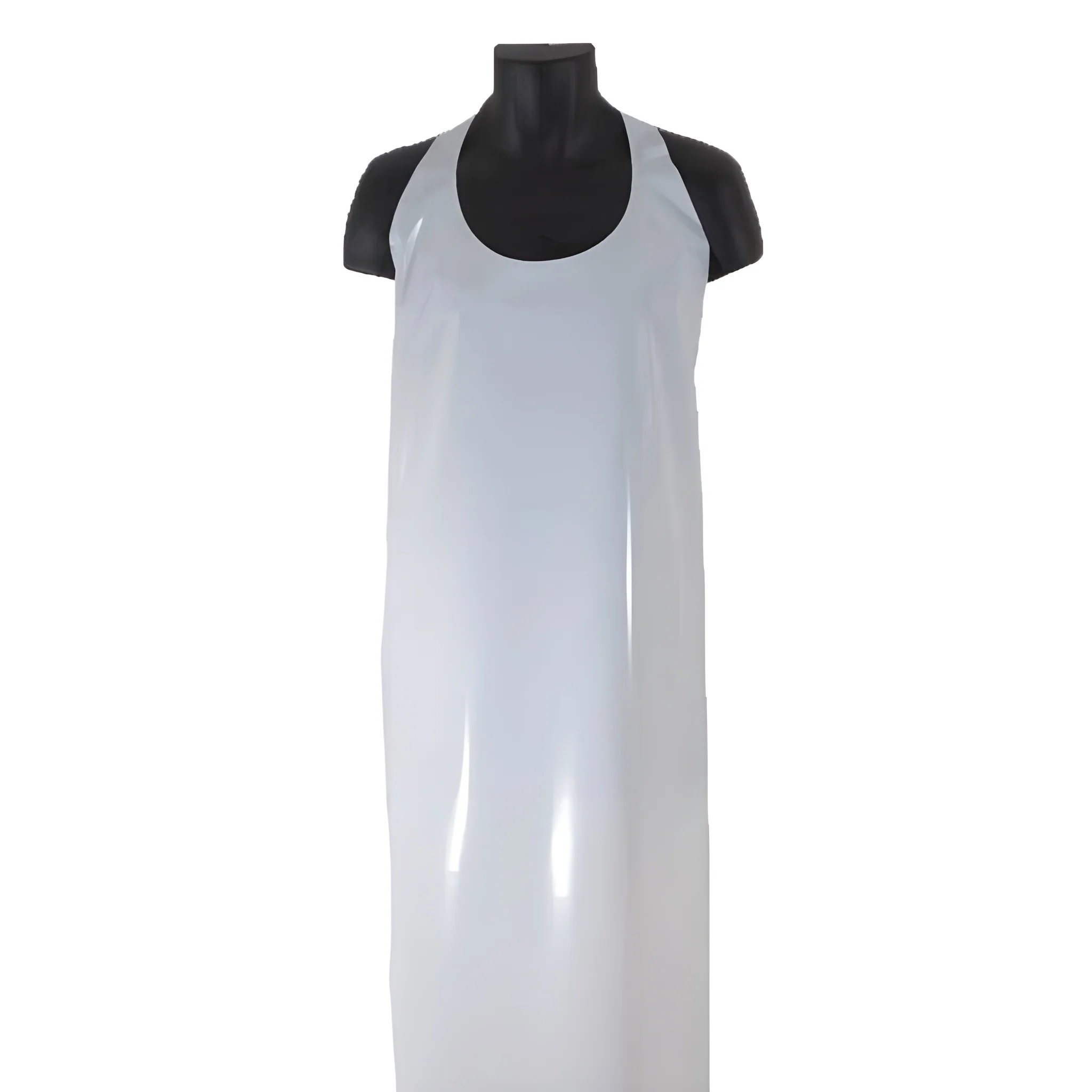 Stellar Polyurethane Aprons, Die Cut, 35 x 45, White - 1 Each